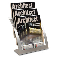 Picture of Deflect-O DEF693645 3-Tier Leaflet Holder&#44; 6.75 in. x 13.31 in. x 6.94 in.&#44; CL-SR
