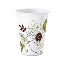 Picture of Dixie Foods DXE2340PATHCT Hot Cups- Poly-Lined- 10oz.- 1000-CT- Pathways-White