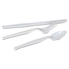 Picture of Dixie Foods DXEFH217 Heavywt Plastic Forks- Bulk- 7.1 in. L- 1000-CT- White