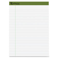 Picture of Esselte ESS40112 Legal Pad&#44; Recycled&#44; 5 in. x 8 in.&#44; 20 Lb&#44; 40 Sheets&#44; 6-PK&#44; White