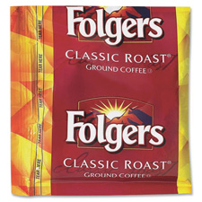 Picture of DDI 933157 Folgers Coffee Classic Roast  .9 oz  36/PK  Dark Brown
