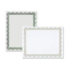 Picture of Geographics GEO39451 Blank Certificates- 11 in. x 8.5 in.- 25-PK- Gld Seal-Optima Gold