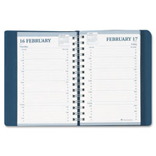 Picture of House Of Doolittle HOD28802 Daily Planner- 12 Months Jan-Dec- Blue-White