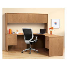 Picture of The Hon Company HON105903RCC Credenza&#44; Right Pedestal&#44; for F&#44; 72 in. x 24 in. x 29.5 in.&#44; Harvest