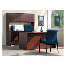 Picture of The Hon Company HON105904LNN Credenza&#44; Left Single Ped&#44; for F&#44; 72 in. x 24 in. x 29.5 in.&#44; Mahogany