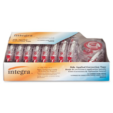 Picture of Integra ITA60233 Correction Tape- Side Apply- .2 in. x 394 in.-10-PK-Smoke Dispenser