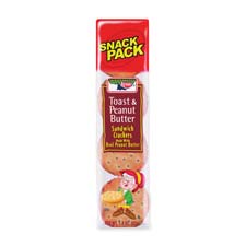 Picture of DDI 934040 Keebler Toast/Peanut Butter Crackers  1.8 oz  8 Crackers/PK  12/BX Case of 3