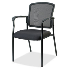Picture of Lorell LLR23100 Guest Chair with Arms- 25.8 in. x 20 in. x 32 in.- Black