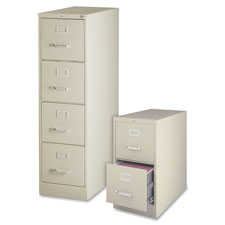 Picture of Lorell LLR48497 Vertical File&#44; 5-Drawer&#44; Ltr&#44; 15 in. x 26.5 in. x 61.38 in.&#44; Putty