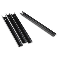 Picture of Lorell LLR60565 Rail Kit- for Lateral Files- Front-to-Back- 4-BX- Black