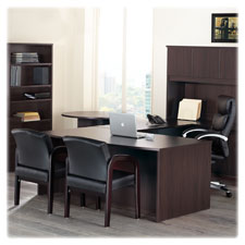 Picture of Lorell LLR79045 Hutch with Doors&#44; 66 in. x 16 in. x 39 in.&#44; Espresso