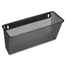 Picture of Lorell LLR84144 Single Wall Pocket&#44; Ltr&#44; 14 in. x 3.38 in. x 8.75 in.&#44; Black Mesh