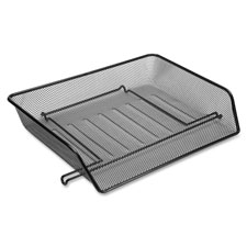 Picture of Lorell LLR84154 Letter Tray- Side Load- 14.25 in. x 10.75 in. x 3 in.- Black Mesh