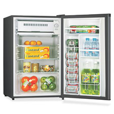 Picture of Lorell LLR84379 Compact Refrigerator, 3.3 Cubic Ft, Black