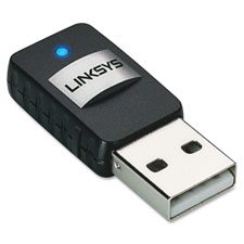 Picture of Linksys LNKAE6000 Wireless Mini USB Adapter&#44; AC&#44; Black