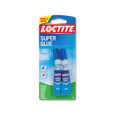 Picture of Loctite LOC1255800 Super Glue Gel- Twin Tubes- No-Drip- 14 oz.- 2-PK- Clear