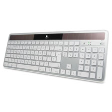 Picture of Logitech LOG920003472 Solar Keyboard- for MAC- White-Gray