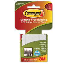 Picture of 3M MMM17204 Hanging Strips-Med. Picture-Holds 3lbs.-6 Set-PK- WE
