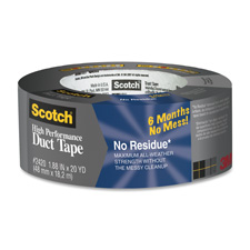 Picture of 3M MMM2420 Duct Tape- No Residue- 48mmx18.2m- Silver