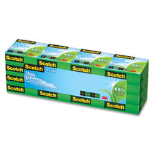 Picture of 3M MMM81224P Tape- Eco-Friendly- 1 in. Core .75 in. x 900 in.- 24rolls-PK- Clear