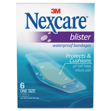 Picture of 3M MMMBWB06 Nexcare Blister Bandages- Waterproof- 6-BX- Clear