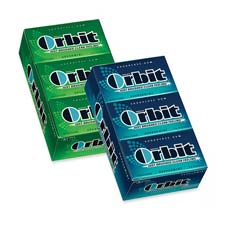 Picture of Mars&#44; Inc MRS11484 Orbit Gum&#44; Individually Wrapped&#44; 12-BX&#44; Spearmint