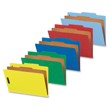 Picture of Nature Saver NATSP17222 Classification Folders&#44;1 Div&#44; 2 in. Exp.&#44; Legal&#44;10-BX&#44; GN