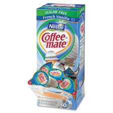 Picture of Nestle Usa NES91757 Liquid Creamers,Sugar Free,.38 Oz. Singles,50-BX, Fr Vanilla