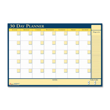 Picture of Skilcraft NSN2074057 Erasable Planner&#44; with Marker&#44;30 Day&#44; Non-Dated&#44; 36 in. x 24 in.&#44; White