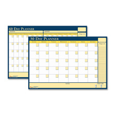 Picture of Skilcraft NSN2074058 30-60 Day Flexible Planner- Reversible-Erasable- 36 in. x 24 in.