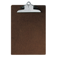 Picture of Skilcraft NSN2815918 Clipboard With 5.5 in. Metal Clip- 9 in. x 12.5 in.- Brown