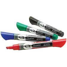 Picture of Quartet QRT5001M Dry-Erase Markers- Chisel Point- 4-PK- Assorted