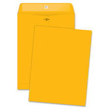 QUA37891 Clasp Envelopes- Hi-Bulk- 9 in. x 12 in.- 100-BX- Kraft -  Quality Park