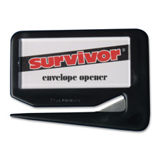 Envelope Letter Opener, Compact, BK