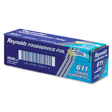 Picture of Reynold Food Packaging RFP611 Foil Paper- Standard Roll- 12 in. x 1000 ft.- Silver