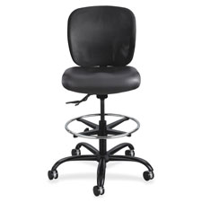 Picture of Safco SAF3394BV Heavy Duty Stool- 26 in. x 26 in. x 39 in.- BK- Vinyl Seat