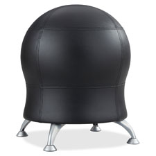 Picture of Safco SAF4751BV Ball Chair- Vinyl- 22.5 in. x 17.5 in. x 23 in.- Black