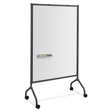 Picture of Safco SAF8511BL Full Magnetic Whiteboard- 42 in. x 21.5 in. x 72 in.- Black