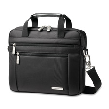 Picture of Samsonite SML433311041 Laptop Shuttle- with Strap- 14.5 in. x 1 in. x 10.5 in.- Black