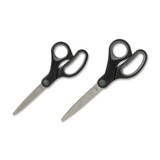 Picture of Sparco SPR25226 Straight Scissors- Rubber Handles- 8 in. Straight- Black