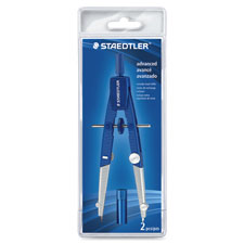 Picture of Staedtler STD550WP01 Student Compass&#44; Hinged Legs&#44; Blue-Silver