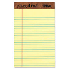 TOP7501 Legal Pad-Jr. Legal Ruled- Top Perf.- 50 Sht- 5 in. x 8 in.- CA -  Tops