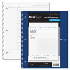 TOP90223 Note-Taking System Notebk- Wire- 20 lb- 11 in. x 9 in.- 100Shts- WE