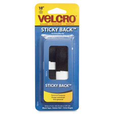 Picture of Fabric Hook and Eye U.S.A. Inc VEK90078 Sticky Back Tape&#44; 18 in. x .75 in.&#44; Black