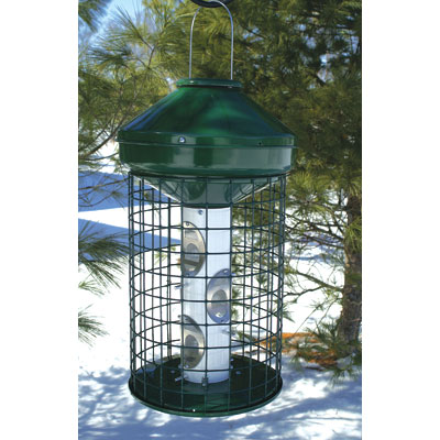 Picture of WoodLink AV1MNP Heavy Duty 18 lb. capacity - caged mixed seed feeder