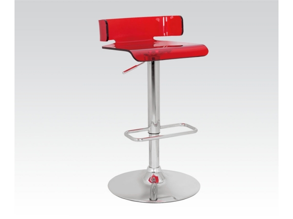 Picture of Acme Furniture 96262 Swivel Adjustable Stool - Red