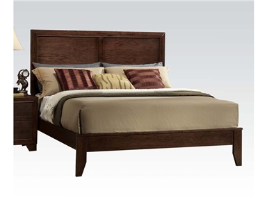 Picture of Acme Furniture 19570Q Madison Queen Panel Bed with Mitered Panel Headboard in Espresso