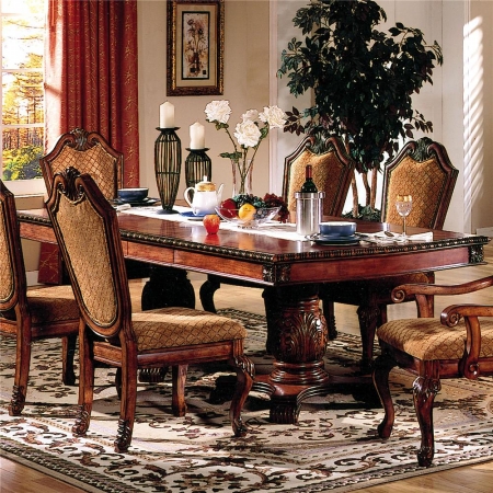 Picture of Acme Furniture 04075C-KIT DBL PED DINING TABLE