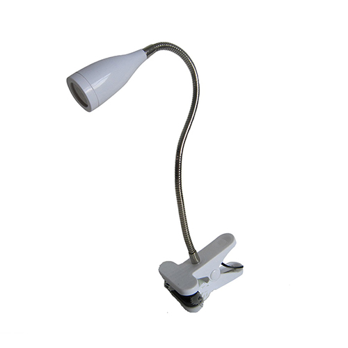 Picture of Simple Designs Flexible Gooseneck LED Clip Light Desk Lamp