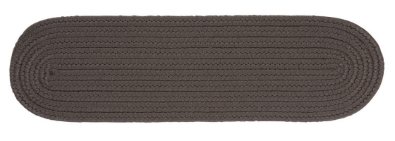 Picture of Colonial Mills BR41A008X028X Boca Raton - Gray Stair Tread - single Rug